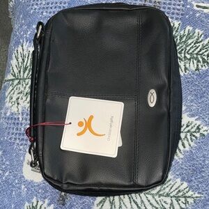 Black Leather 2 Fold Bible Organizer